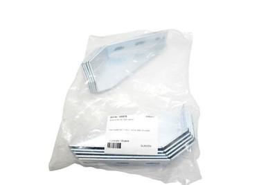 Lot of 10 Floor Bracket 200 Angle Brackets 100578 Steel Zinc Plated 8in Metric