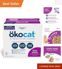 Sustainable Low Dust Wood Cat Litter   Perfect for Long-Haired Breeds, 14.8 lbs