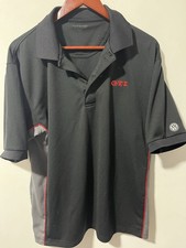 Mens Volkswagen Gti Auto Polo Shirt Size Xl Black Motor Sports