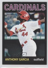 2013 Topps Heritage Minor League Edition Black 62/96 Anthony Garcia #121 0a1