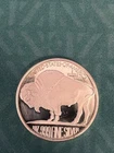 Buffalo Indian Head One Troy Ounce Silver Round Bullion Coin .999 Fine