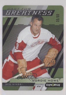 2022-23 Synergy Cast for Greatness Metal Green Achievement 35/50 Gordie Howe 8af