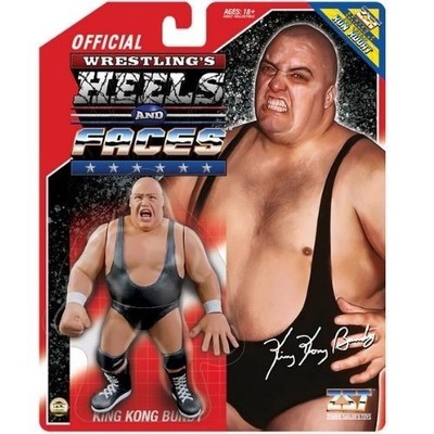 WWE King Kong Bundy ZST Wrestling Heels and Faces Action Figur retro