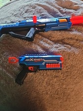 Zuru X-Shot Insanity Nerf Blaster Gun Pack of 2 Used Great Condition No Darts