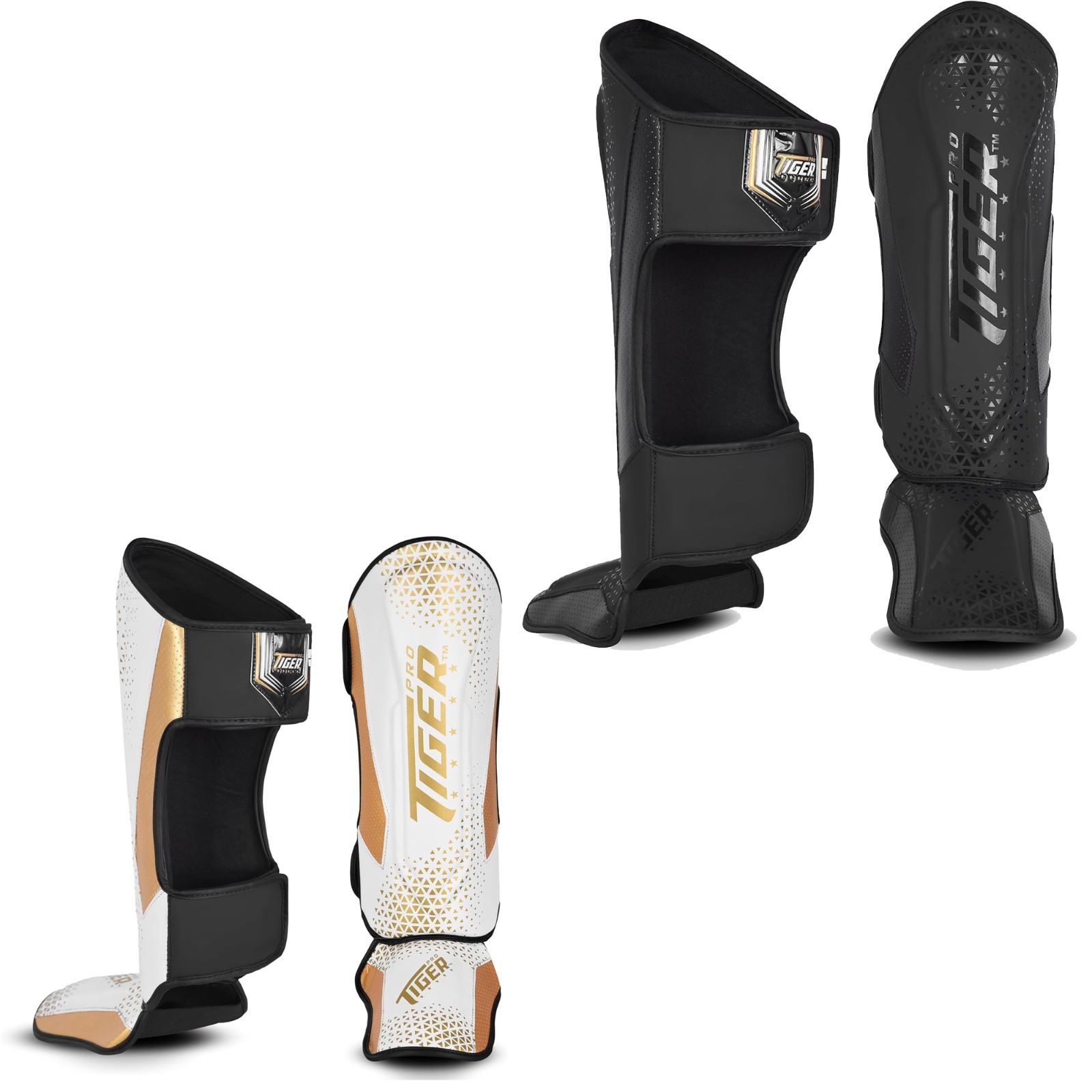 Muay Thai Shin Guards Boxing MMA Kickboxing Martial Arts Leg Pads Sparring
