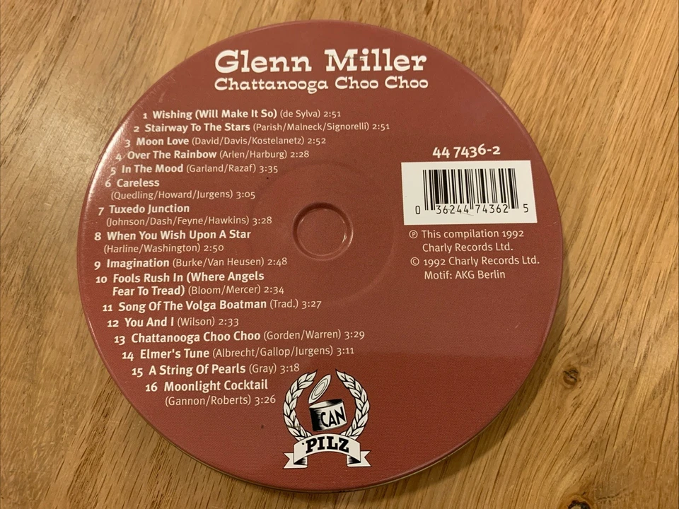 Glenn Miller, Chattanooga Choo Choo, CD in Blechdose  - Bild 2 von 4