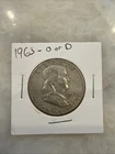1963 Franklin 1/2 Dollar 90% Silver