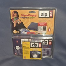 New iomega Zip Disk 100MB For IBM 5 unused disks Star Trek Demo