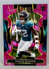 2025 Panini Select - Concourse Travis Hunter #28 Pink Shock Prizm (RC)