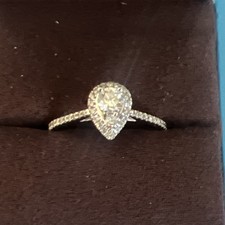 The Diamond Story 18ct White Gold Diamond Engagement Ring J GSI G I1 Box Ringbag