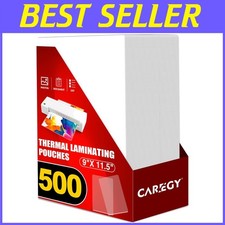 Quality 500 Pack Laminating Pouches, 3 Mil