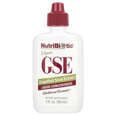 Vegan GSE Grapefruit Seed Extract, Liquid Concentrate, 100 mg, 2 fl oz (59 ml)