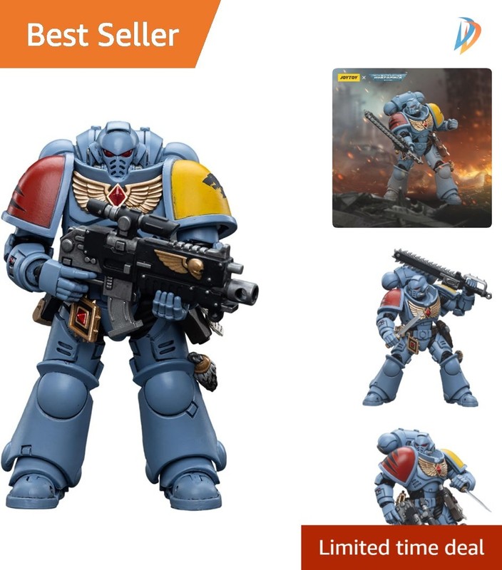 Exquisite 4.2 Inch Space Wolves Intercessors - Warhammer 40K Collector's Item