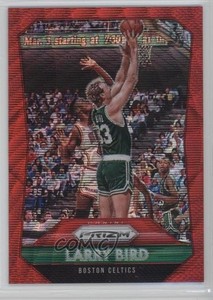 2015-16 Panini Prizm Ruby Wave Prizm /350 Larry Bird #261 HOF