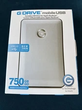 #2416 Portable USB Drive for Apple MacBook G Drive Tech Mobile 750GB 5400rpm USB