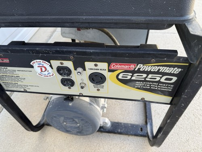 #ad Coleman Powermate 6250 Generator $350.00
