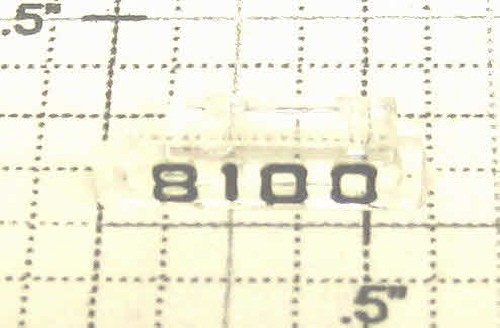 Lente marcadora derecha Lionel 8100-43 / placa numeradora #8100 (10) | Condition: New