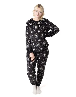 Disney Noir The Nightmare Before Christmas Ensemble de pyjama à manches longues - Photo 1/4