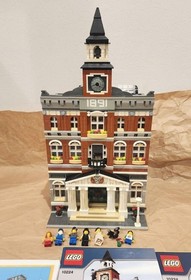LEGO Creator Expert Modular Buildings Town Hall 10224 In 2012 Used W/Manual AsIs