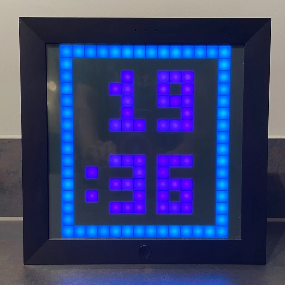 Divoom Pixoo 16x16 Animated LED Pixel Art Display Sign & Clock With Wifi & App - Image 2 of 4