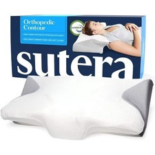 Sutera Dream Deep Pillow Orthopedic Contour Ergonomic Cervical Neck Memory Foam