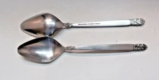International Stainless Norse Deluxe 2 Soup Spoons 7 1/4"