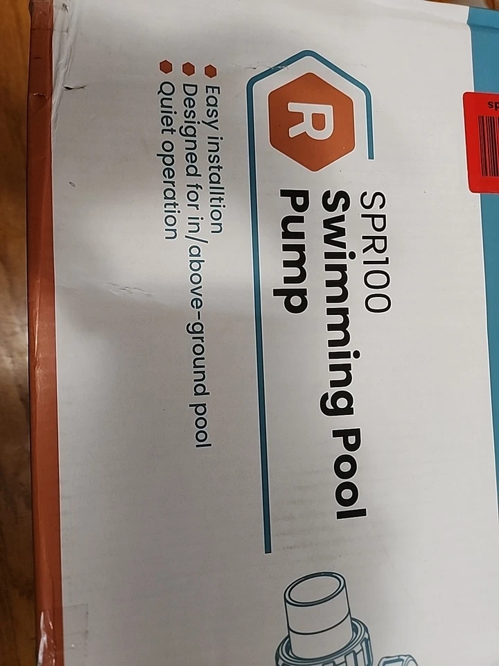 Vidapool In/Above Ground Pool Pump, Self Primming High Flow Single Speed, 1HP(H - Image 3 of 4