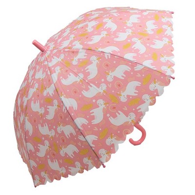 Kinderschirm | Regenschirm | Namenschild am Griff | Ø 83 cm | Einhorn | Rosa