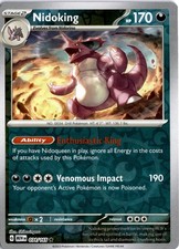 Nidoking [Reverse Holo] #34 Prices | Pokemon Scarlet & Violet 151 | Pokemon  Cards