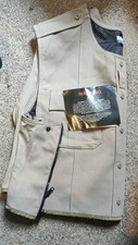 NEW BLAUER 8470 WOOL BLEND ARMORSKIN VEST ARMOR CARRIER SILVER TAN XL REG ss