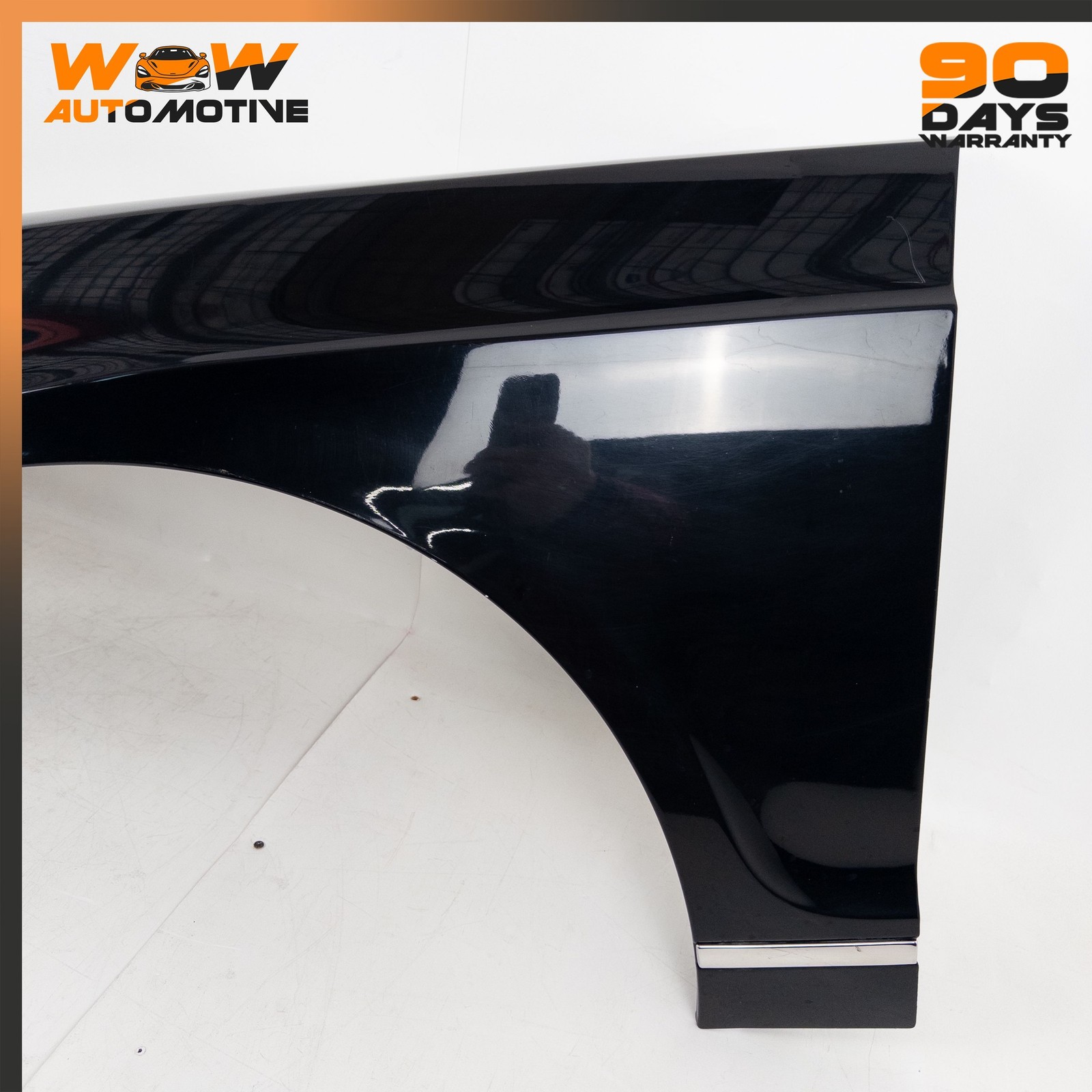 06-13 BENTLEY CONTINENTAL FLYING SPUR FRONT LEFT DRIVER SIDE FENDER BLACK OEM