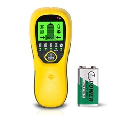 5-in-1 Stud Detector Wall Scanner, HD LCD, Locates Wood, Metal, Pipes, AC