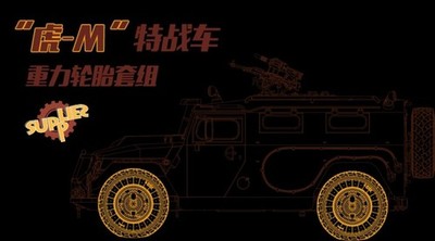 1/35 Russian GAZ 233115 TIGER-M SPN SPV Sagged Wheel Set (RESIN)