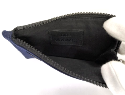 Dior x Kaws Zipped Card and Coin Holder Purse Pink Logo Nylon