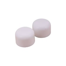 Pro Plus 2489556 Round Toilet Bolt Caps, White 10 Pack 