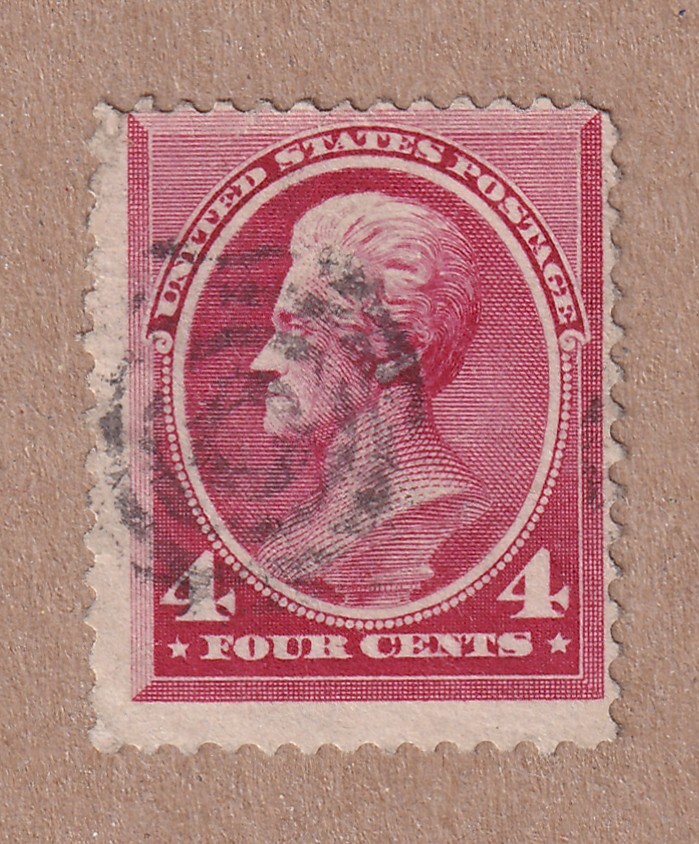 1888 UNITED STATES 4 CENT ANDREW JACKSON STAMP 031Y7 | eBay