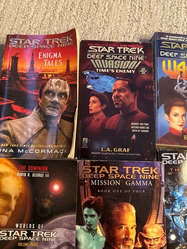 Lot of Star Trek Deep Space Time Paperback Books 8 Books Total - Picture 5 of 5
