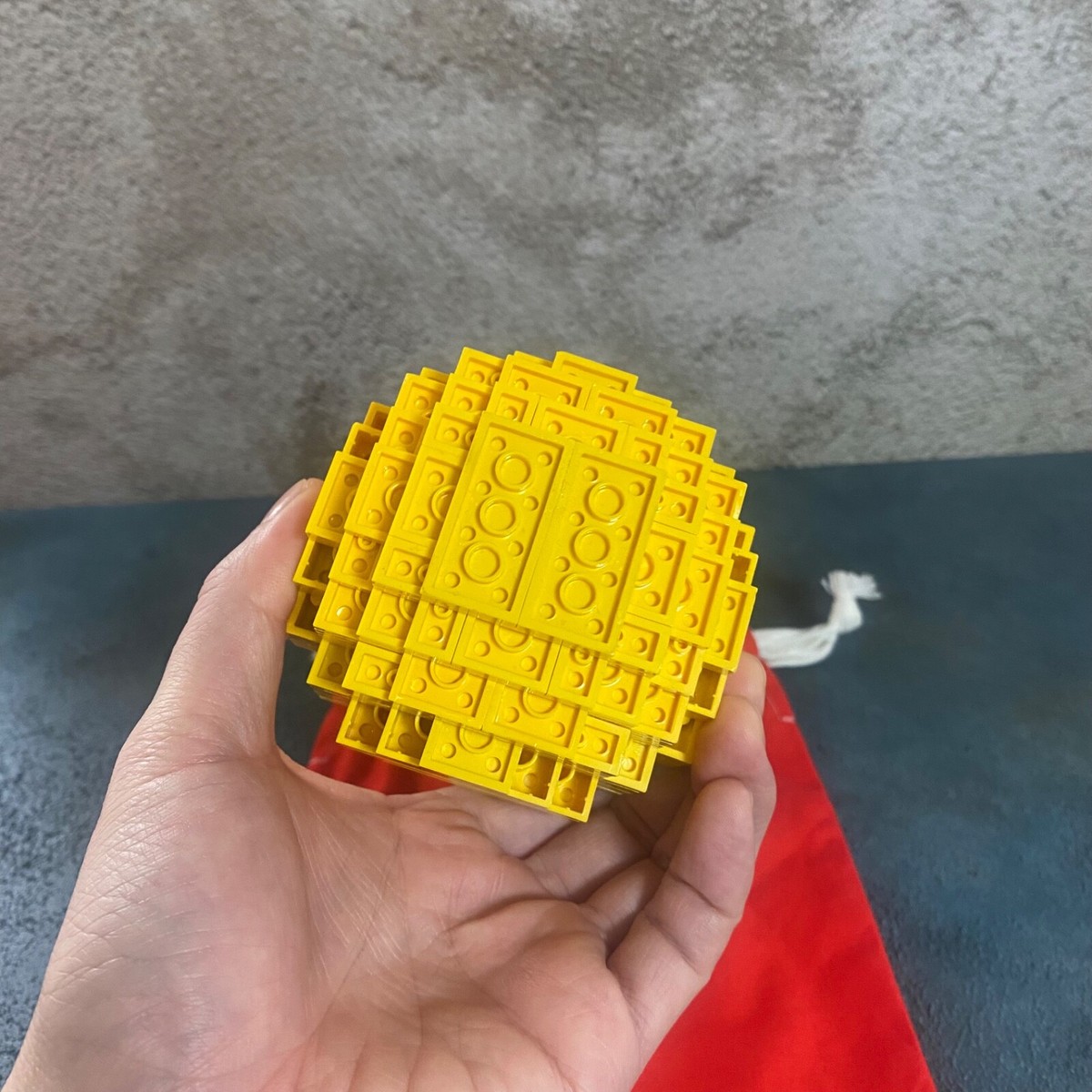Comme Des Garcons × Nathan Sawaya LEGO Block Yellow Merry Happy 
