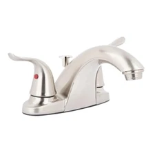Plumb Works Two-Handle Bathroom Faucet with 4" pop-Up Drain Assembly