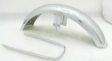NORTON COMMANDO ROADSTER 750 850 ,INTERSTATE FRONT CHROME MUDGUARD+ STAY