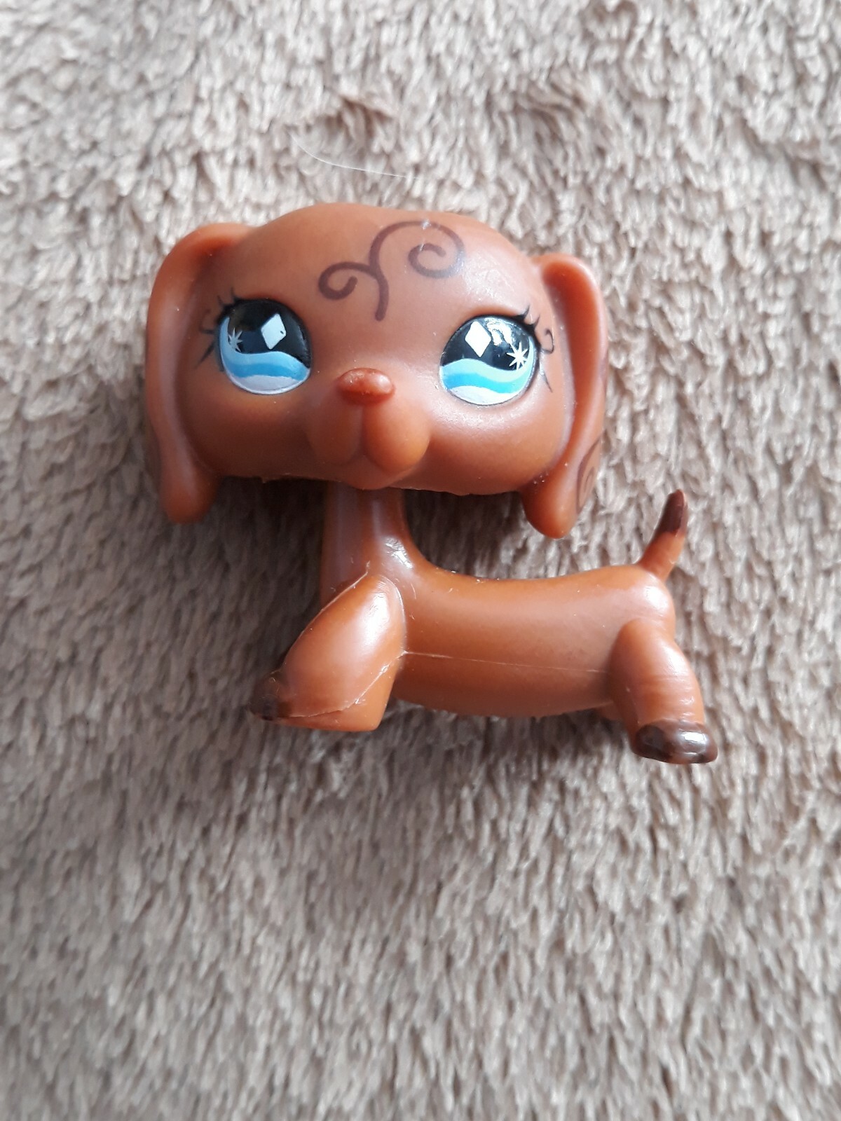 Figurine Littlest Pet Shop Teckel 2735 - Hasbro - Authentique - Occasion