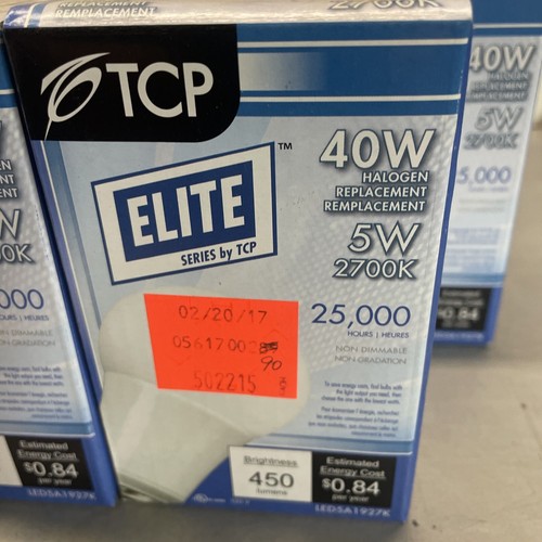 11- TCP Elite 5w LED Lamps LED5A1927k Light Bulb 5w 450Lumens - Picture 2 of 2