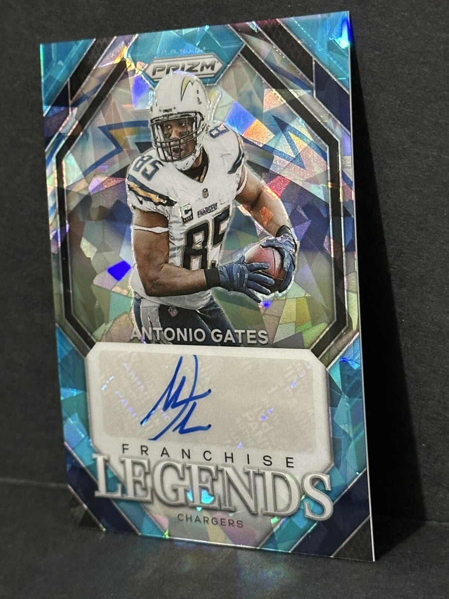 acgカード　　legend of  PTR⭐︎244 2023 Panini Prizm NFL Franchise Legends Antonio Gates Auto Blue