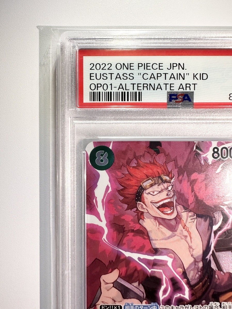 PSA 10 2022 ONE PIECE JPN ROMANCE DAWN EUSTASS CAPTAIN KID OP01