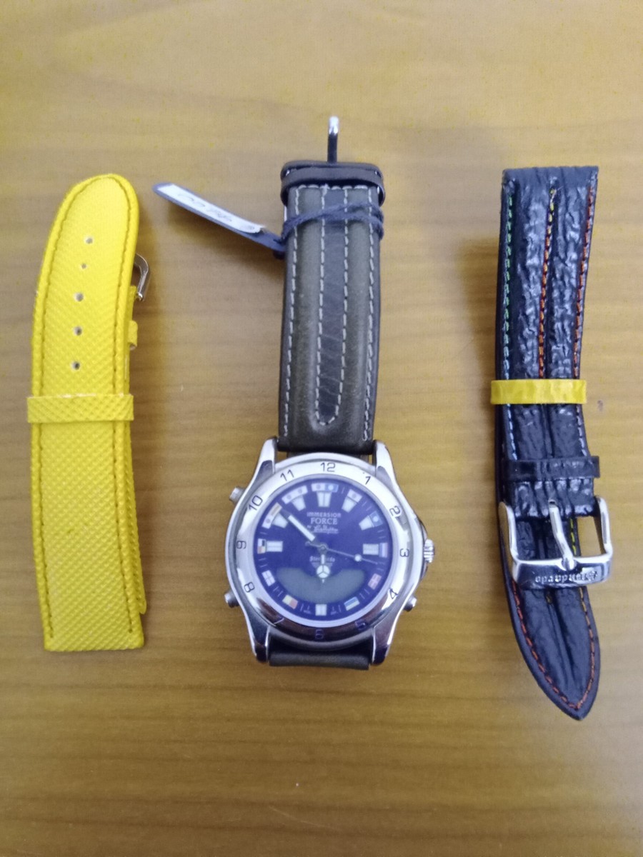 OROLOGIO CRONOGRAFO STENDARDO IMMERSION FORCE BY ENZO MAIORCA AL QUARZO 50MT