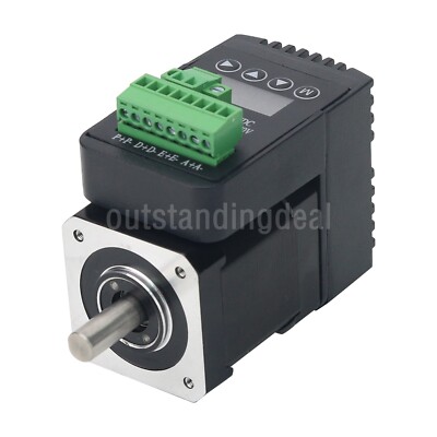 42-48 Back Head Closed-loop All in One Stepper Motor Support Simple PLC Mode