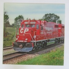 Signed 24/250  Michael Brown CP Railroad Large 16x16 inches Lenticular Picture