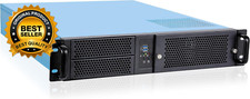 2U Rackmount Server Chassis 2X5.25  6X3.5 ATX/MATX Support ATX PSU with Either