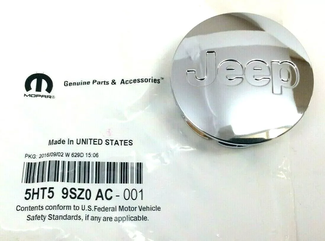 Jeep Patriot Compass Grand Cherokee chrome logo Wheel Center Cap