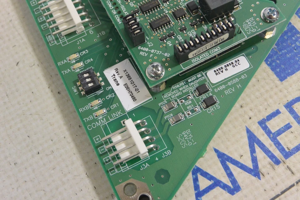 TRANE X13661017-01 PRINTED CIRCUIT BOARD - USED - Image 2 of 3